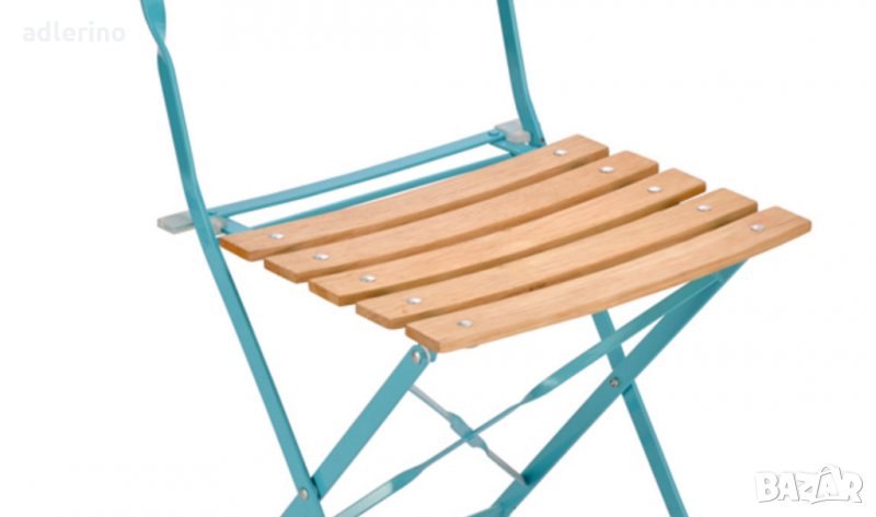 Комплект от 2 сгъваеми стола за бистро, кафе, ресторант, снимка 1