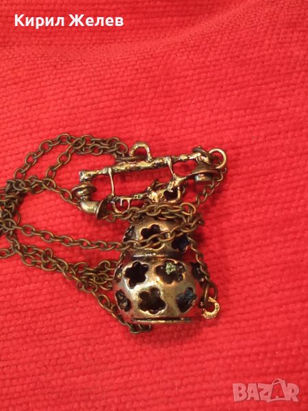 МЕСИНГОР РЕТРО ТЕЛЕФОН ФИГУРКА МЕДАЛЬОН ВИНТИДЖ СТАТУЕТКА 3262, снимка 1