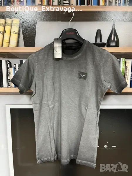 Мъжка тениска Dolce & Gabbana Classic V-Neck Grigio 2024 !!!, снимка 1