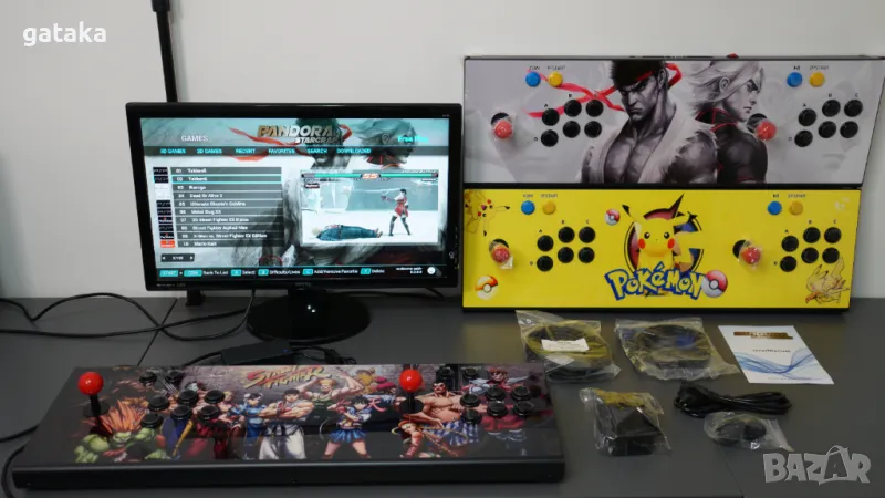 Аркадна конзола, голяма 76 см., 12000 игри, WiFi | Pandora's BOX, снимка 1