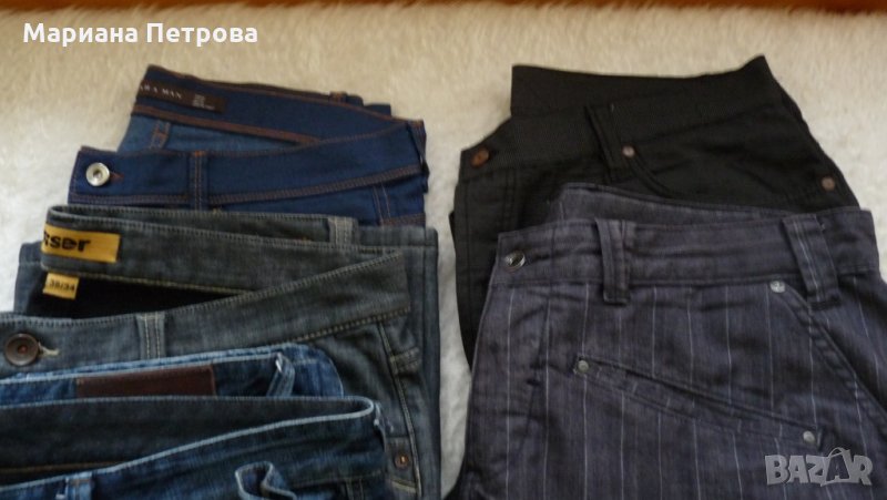 Мъжки дънки-5 модела-ZARA MAN,FISER,BECAUSE,REDSTAR,BOSS ORANGE , снимка 1