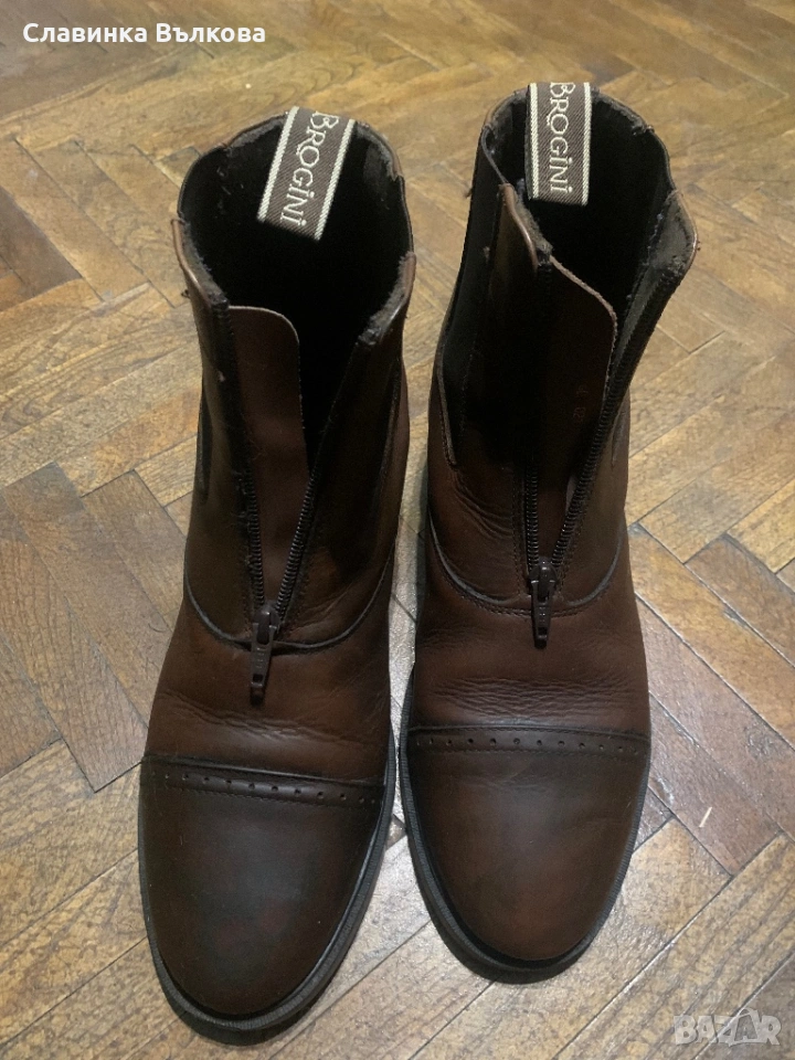 Мъжки боти 41 номер естествена кожа, снимка 1
