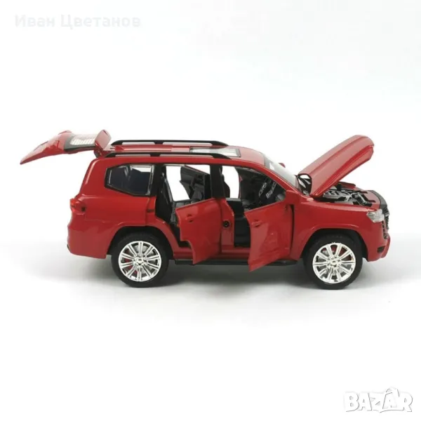 Реалистичен метален джип 1:24 - Звук и светлина за истинско приключение, снимка 1