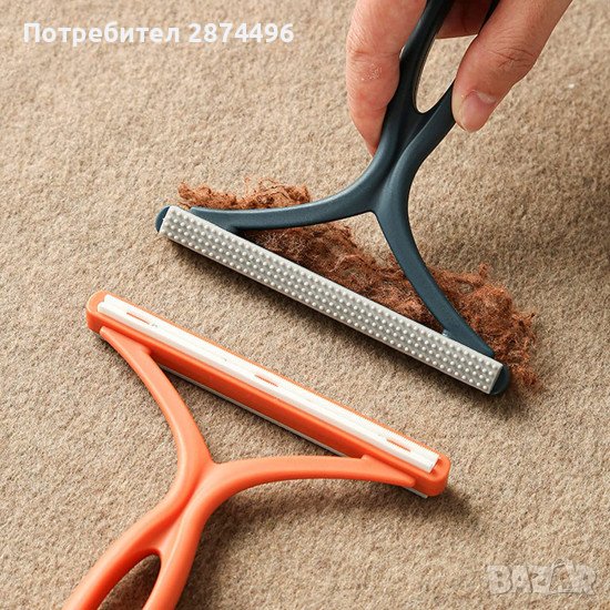 3829 3829 Четка за събиране на косми от мебели и дрехи, снимка 1