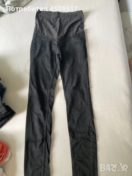 Черни дънки за бременни H&M размер 36 , снимка 1