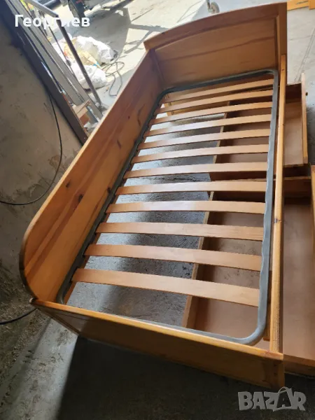 Легло 90/190 с подматрачна рамка, снимка 1