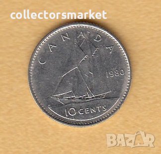 10 цента 1980, Канада, снимка 1