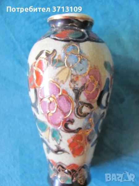 Порцеланова ваза SATSUMA, ръчно рисувана ,маркирана, снимка 1