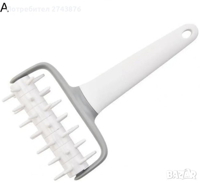  ВАЛЯК С ШИПОВЕ ЗА ПЕРФОРАЦИЯ НА ТЕСТО, снимка 1