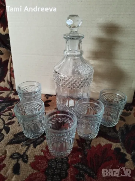 Гарафа с 5 чашки, снимка 1