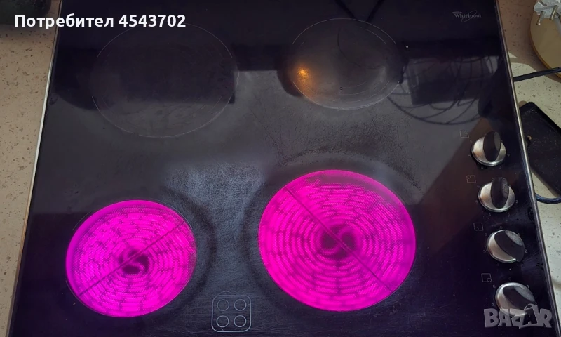 Керамичен плот с 4 котлона, снимка 1