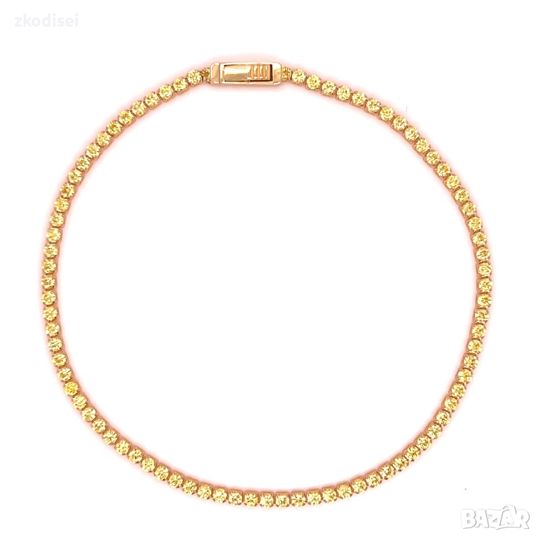 Златна дамска гривна 2,23гр. 17,5см. 14кр. проба:585 модел:34500-1, снимка 1