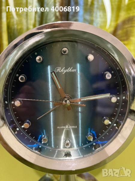 Античен ретро часовник Rhythm перфектен, много рядък 1970г. , снимка 1