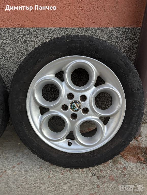 Джанти 16" Alfa Romeo 156 Speedline с гуми, снимка 1