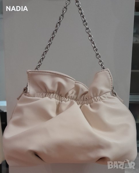 Чанта цвят пудра, снимка 1