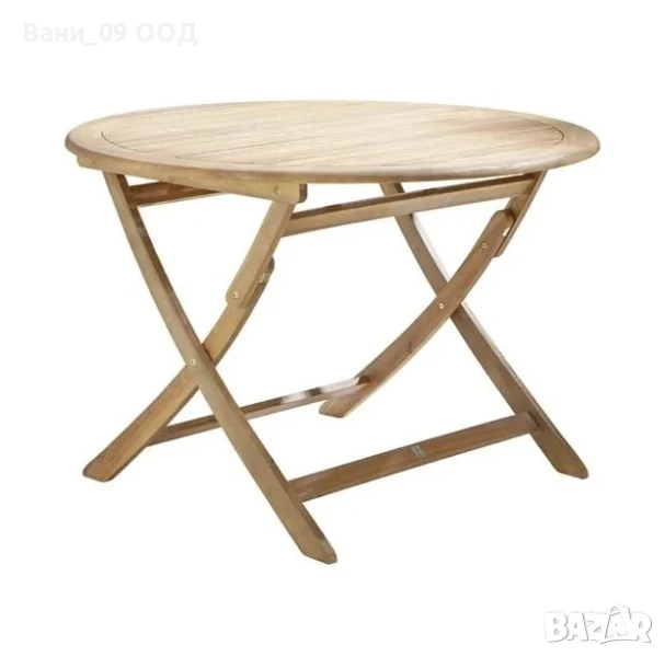 Градинска сгъваема маса от акация, снимка 1