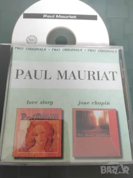 Paul Mauriat -  2 in 1 - Love story / Joue Chopin - аудио диск с два албума музика, снимка 1