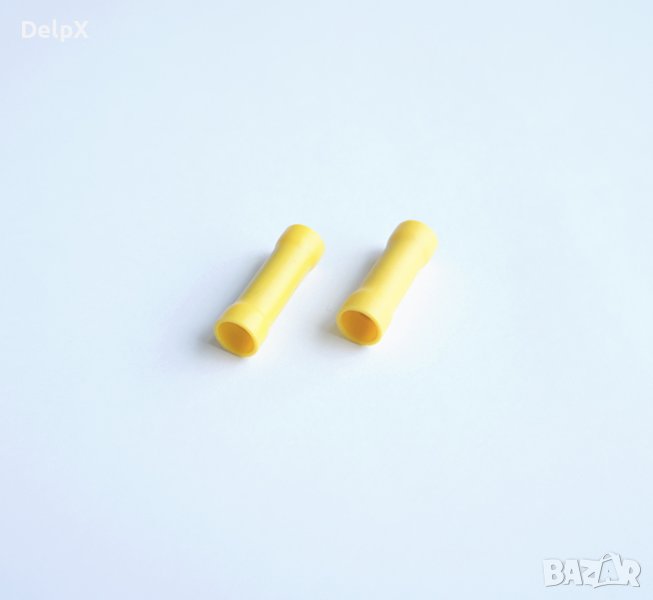 Кабелна снадка с изолация жълта 4mm2, снимка 1