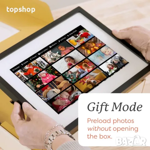 Нова най висок клас дигитална Wi-Fi фоторамка Skylight Frame 15 инча (Android / Model: 150-FRM)  , снимка 3 - Друга електроника - 55874315