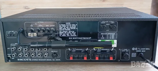 Ресийвър H.H.Scott 350RL, снимка 9 - Ресийвъри, усилватели, смесителни пултове - 49880632