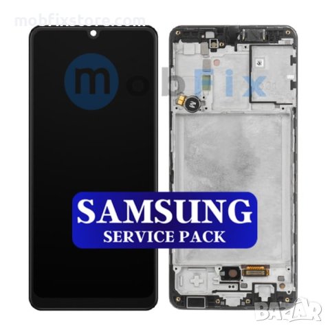 Оригинален дисплей с рамка за Samsung A31, A315 / Service Pack