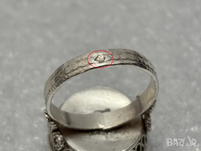 Дамски Сребърен Пръстен (проба 925)- 7,07 грама, снимка 8 - Пръстени - 53511273