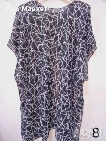 Дамска плажна туника с изкусителни принтове, снимка 9 - Туники - 49411411