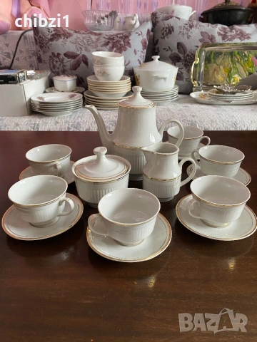 ⚜️Нов,български порцеланов сервиз на Китка