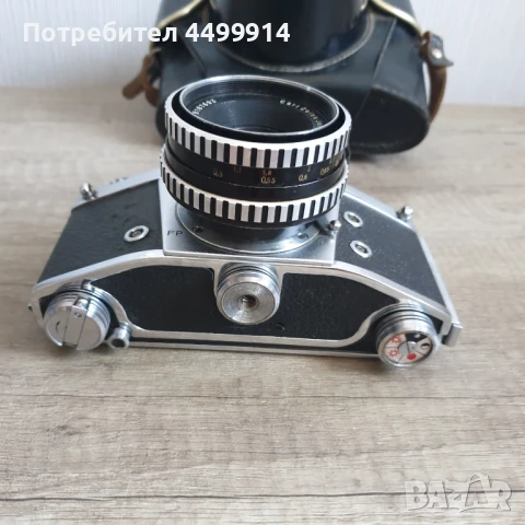 Фотоапарат Exakta_vx1000 с обектив Carl Zeiss Jena Tessar, снимка 4 - Антикварни и старинни предмети - 51325794