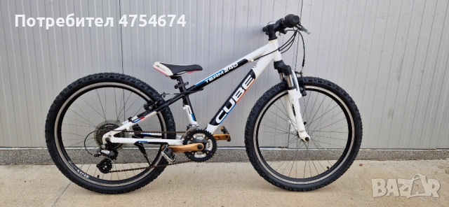 Алуминиев велосипед CUBE колело 24"