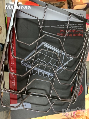 Стойка за ребра на барбекю / Сгъвама, снимка 3 - Други стоки за дома - 52243249