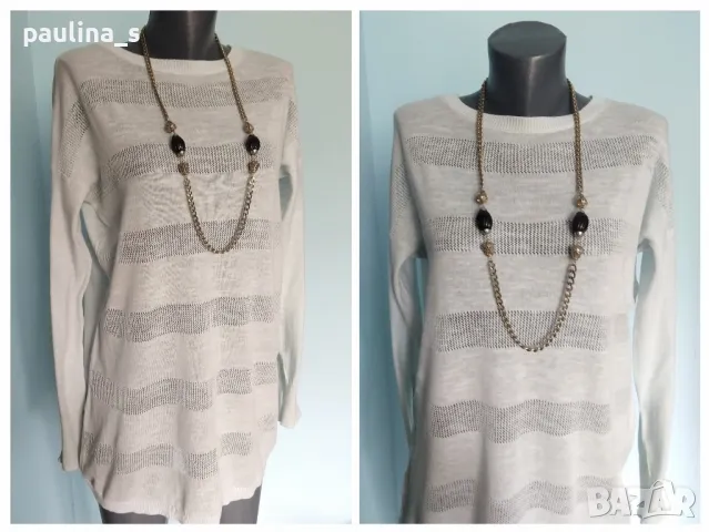 Два броя / Памучен марков пуловер тип туника "KANGAROOS" и "Vero Moda" / голям размер , снимка 11 - Блузи с дълъг ръкав и пуловери - 38305337