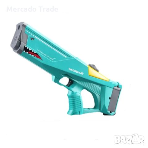 Воден пистолет Mercado Trade, Акула, За деца, 40см., Син