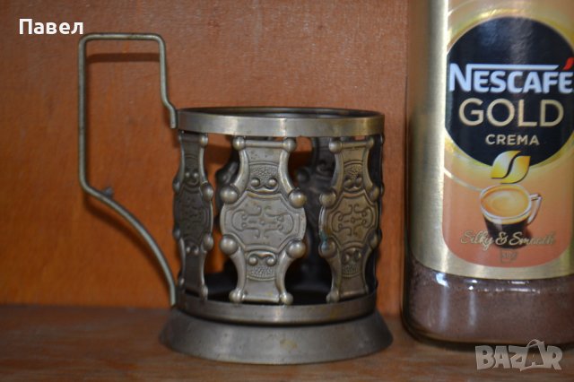 Стар подстаканник ссср, снимка 2 - Антикварни и старинни предмети - 40898018