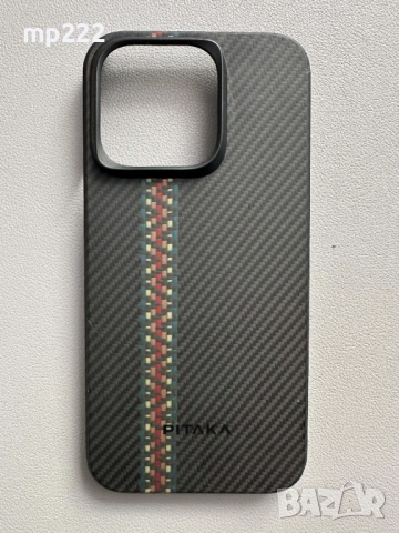 Кейс Pitaka за iPhone 15 pro, снимка 4 - Калъфи, кейсове - 52680724
