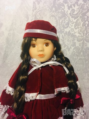 колекционерска порцеланова кукла , снимка 3 - Кукли - 39061455