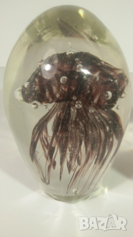 2 медузи от балончета в стъкло (цена за двете заедно), снимка 6 - Декорация за дома - 52058864
