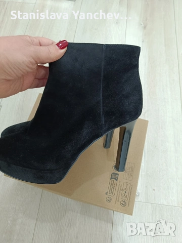 Официални боти на висок ток с платформа отпред  .На Fabiano са , снимка 4 - Дамски боти - 53579222