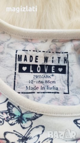 Детска рокля 12-18 месеца , снимка 2 - Бебешки рокли - 41671396