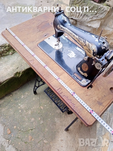 Стара Немска Шевна Машина Сингер. , снимка 9 - Антикварни и старинни предмети - 52725407