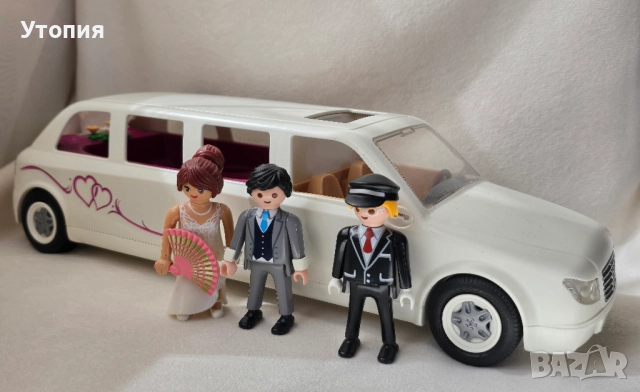 Playmobil лимузина с младоженци и шофьор