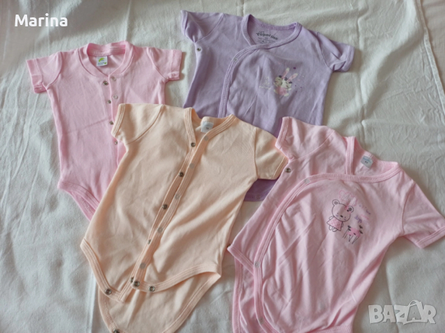 Бодита с къс ръкав - 1 брой Rach + 3 броя Topolino, снимка 2 - Бодита за бебе - 47643248