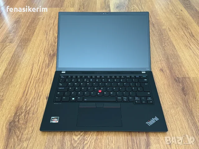 14' Full HD+ Ryzen 7 PRO 7840u Lenovo ThinkPad T14s Gen 4 32GB LPDDR5/512GB NVMe/Radeon 780M/Бат 12ч, снимка 3 - Лаптопи за работа - 56121554