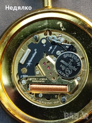 Рядък швейцарски джобен часовник Transalpin, снимка 11 - Антикварни и старинни предмети - 41411006