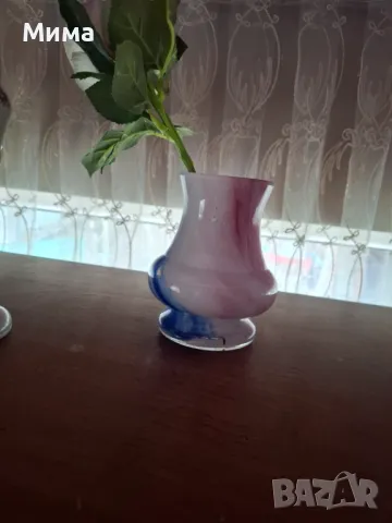 Ваза от мураново стъкло, снимка 4 - Вази - 48909934