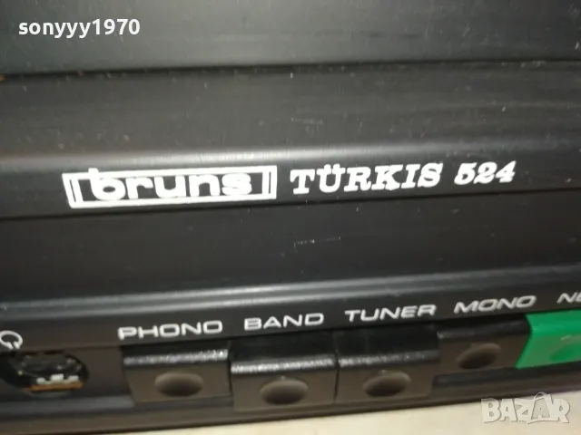 RFT BRUNS TURKIS 524-ВНОС GERMANY 0503251625, снимка 13 - Грамофони - 49375706