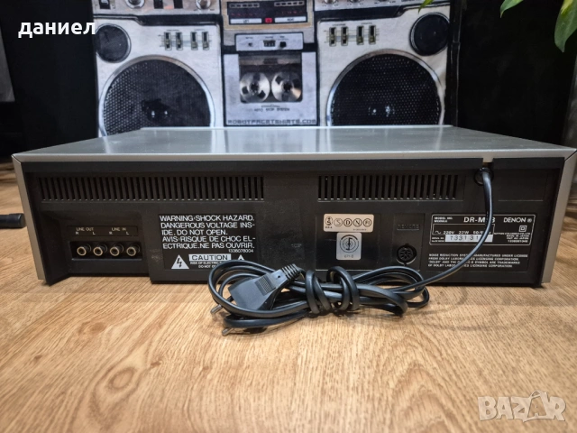 Триглав касетен дек DENON DR-M33 - отличен + подарък, снимка 7 - Декове - 53434022