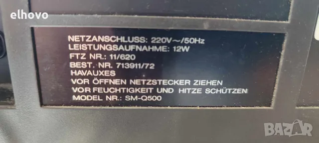 Радиокасетофон, грамофон Samsung SM-Q500, снимка 4 - Радиокасетофони, транзистори - 47419630