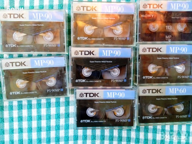 TDK MP 90 Metal Video 8 Blank Cassette Tape P5-90MPB 
