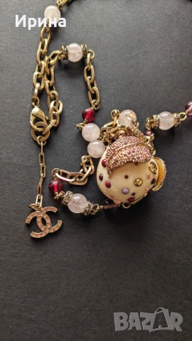Огърлица Шанел - Ябълката, снимка 10 - Колиета, медальони, синджири - 53731776